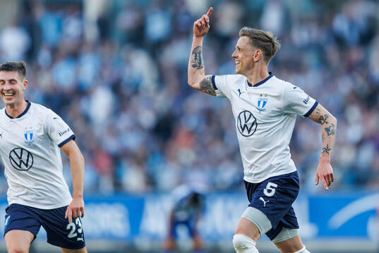Malmö FFs Søren Rieks jublar
