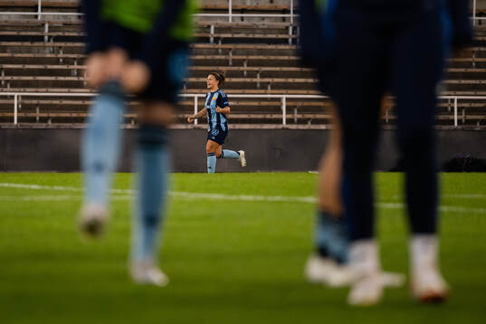 Djurgårdens Alexsandra Lobanova jublar