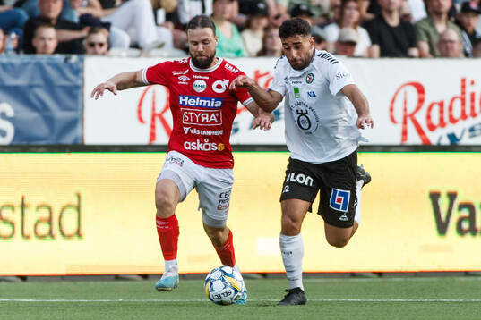 Degerfors Abdelkarim Mammar Chaouche och Örebros Lucas