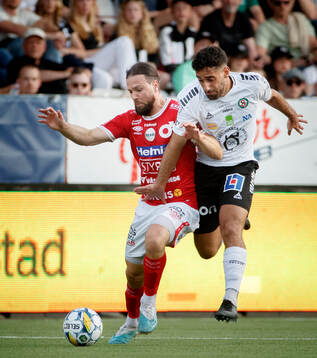 Degerfors Abdelkarim Mammar Chaouche och Örebros Lucas