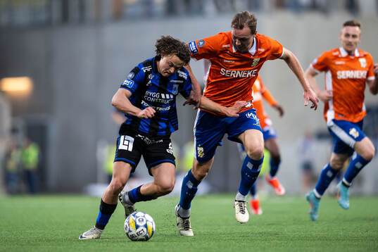 Sirius Herman Sjögrell och IFK Göteborgs Adam Carlén