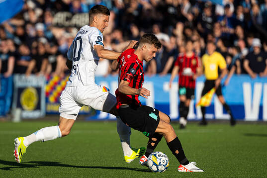 Djurgårdens Samuel Leach Holm och Brommapojkarnas Wilmer