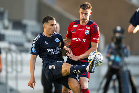 Utsiktens Lucas Lima och Östers Thorri Mar Thorisson