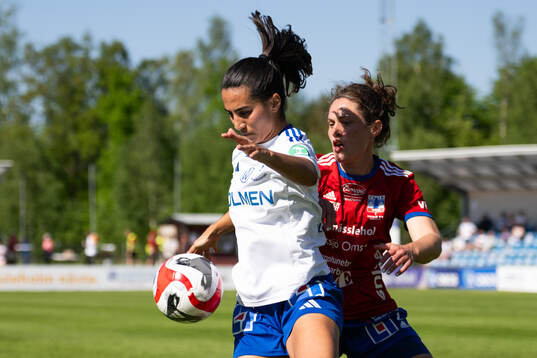 IFK Norrköpings Vesna Milivojevic och Vittsjös Shannon