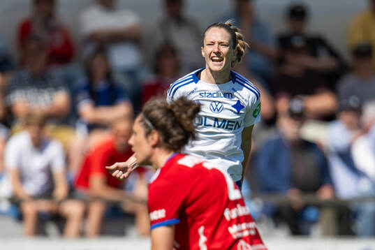 IFK Norrköpings Sabina Ravnell jublar
