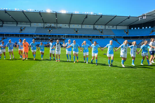 Malmö FFs spelare jublar