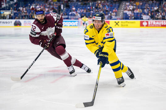 Janis Jaks of Latvia and Isac Lundeström of Sweden