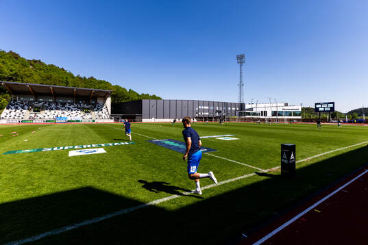 Oddevolds spelare värmer upp