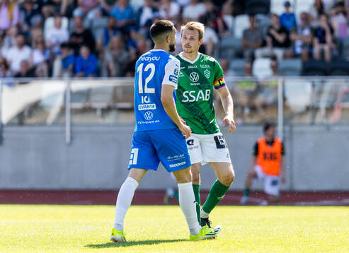 IK Oddevolds Daniel Krezic och Brages Alexander Zetterström
