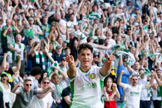 Hammarbys Deniz Gul jublar efter 2-0
