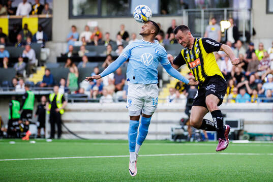 Malmö FFs Martin Olsson och Häckens Even Hovland