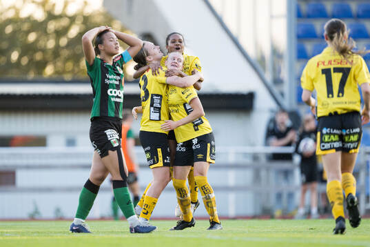 Elfsborgs Hanna Jiozon jublar