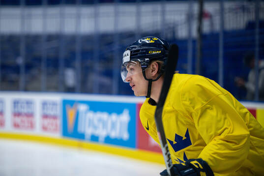 Pontus Holmberg of Sweden at a practice session