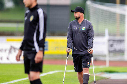 Varbergs tränare Tobias Linderoth