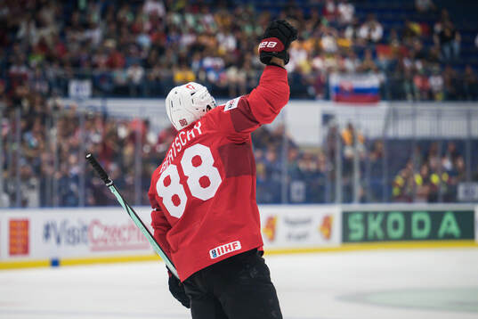 Christoph Bertschy of Switzerland celebrates