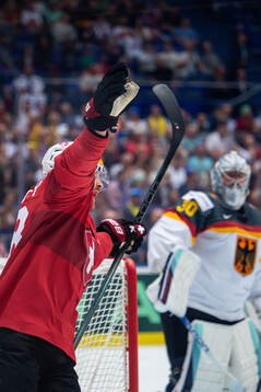 Christoph Bertschy of Switzerland celebrates