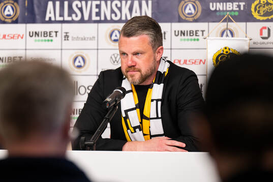 Elfsborgs manager Jimmy Thelin