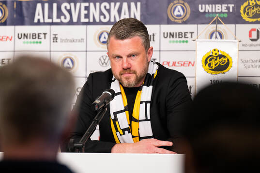 Elfsborgs manager Jimmy Thelin
