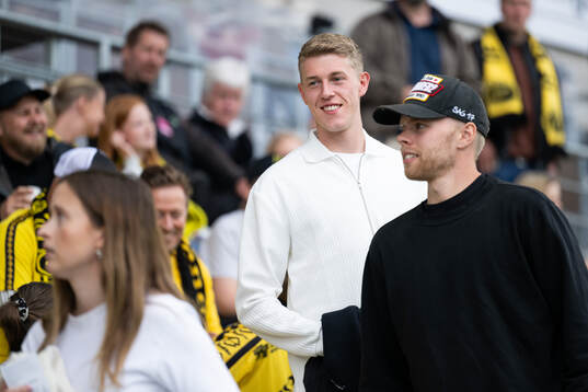 Före detta Elfsborgs spelarna Alexander Bernhardsson och