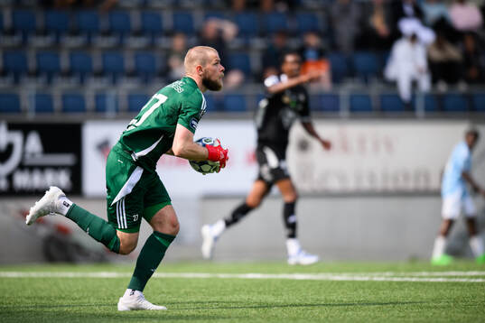 Gefles målvakt Tobias Johansson