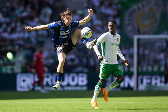 Sirius Herman Sjögrell och Hammarbys Shaquille Pinas