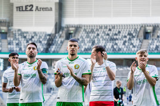 Hammarbys Nahir Besara, Edvin Kurtulus och Dennis Collander