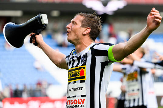 Landskronas Philip Andersson jublar