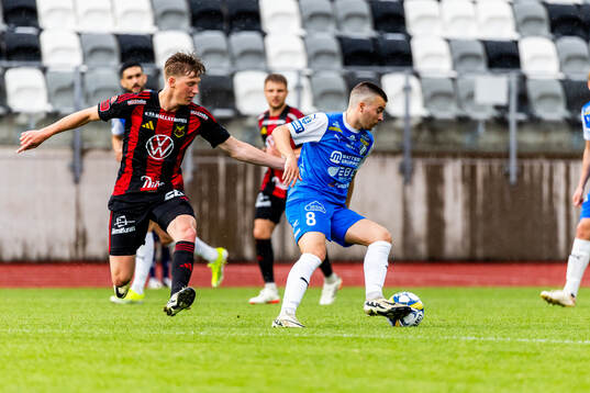 IK Oddevolds Oscar Iglicar Berntsson och Östersunds Albin