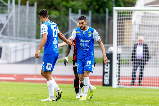 IK Oddevolds Assad Al Hamlawi och Daniel Krezic