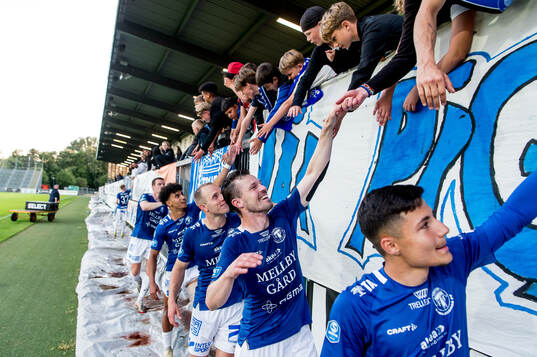 Trelleborgs Nicolas Mortensen jublar
