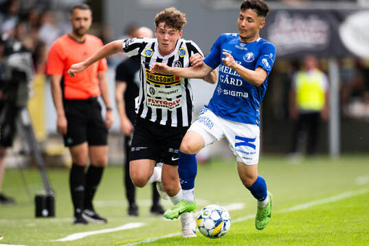 Landskronas Max Nilsson och Trelleborgs Ammar Asani