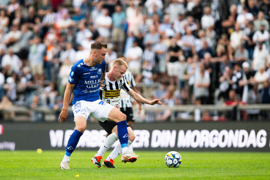 Landskronas David Edvardsson och Trelleborgs Filip Bohman