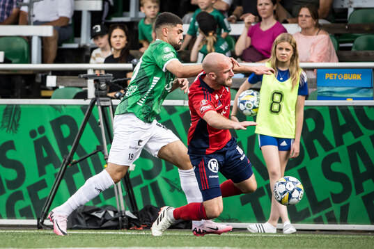 Brages Ömur Pektas och Östers Sebastian Hedlund