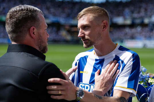 Elfsborgs manager Jimmy Thelin och IFK Göteborgs Sebastian