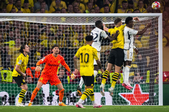 Goalkeeper Gregor Kobel of Dortmund