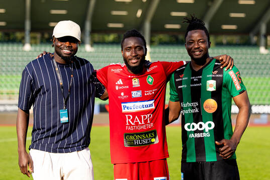 Varbergs Gideon Mensah, Azeez Temitope Yusuf och Skövde