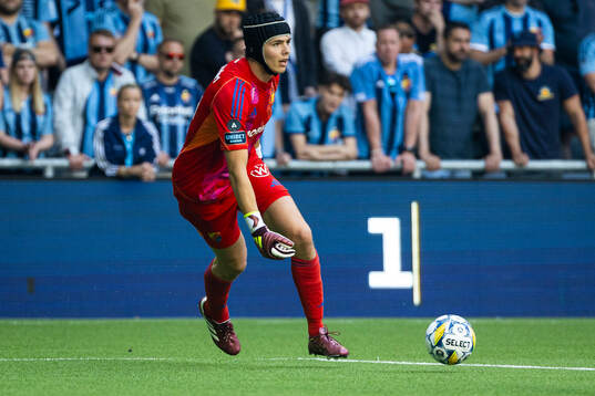 Djurgårdens målvakt Jacob Widell Zetterström