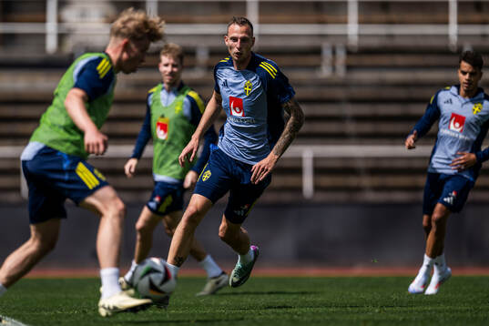 Gustaf Nilsson of the Swedish men's national football team