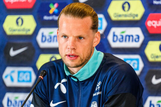 Goalkeeper Ørjan Håskjold Nyland of the Norwegian national football team,