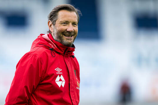 Frode Fagermo, head coach of AaFK Fortuna, ahead of the 1. division football match between AaFK Fortuna and Bodø/Glimt on June 8, 2024 in Ålesund.