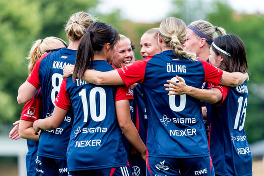 FC Rosengårds Jessica Wik jublar efter 3-0