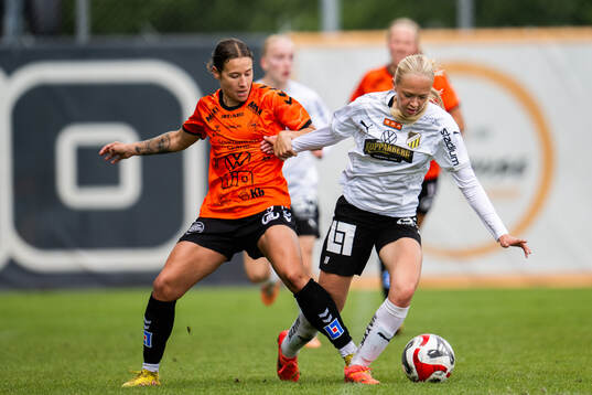 Kristianstads Tabitha Michelle Tindell och Häckens Lisa