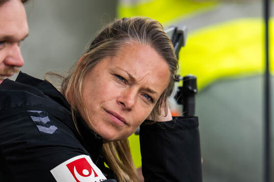 Kristianstads tränare Johanna Almgren