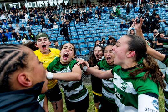 Sporting Club de Portugals spelare jublar