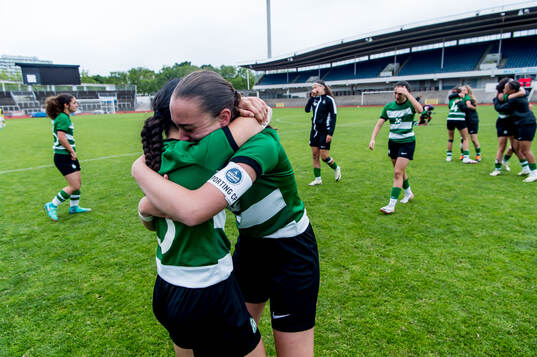 Sporting Club de Portugals spelare jublar