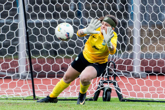 Sporting Club de Portugals Leonor Serralheiro räddar straff