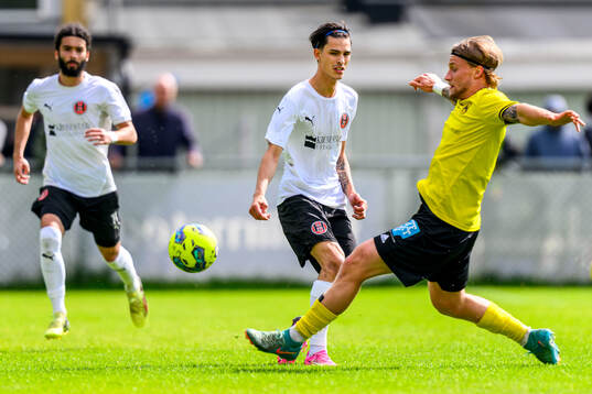 Hittarp IKs Marko Nikolic och Astrios Viktor Håkansson