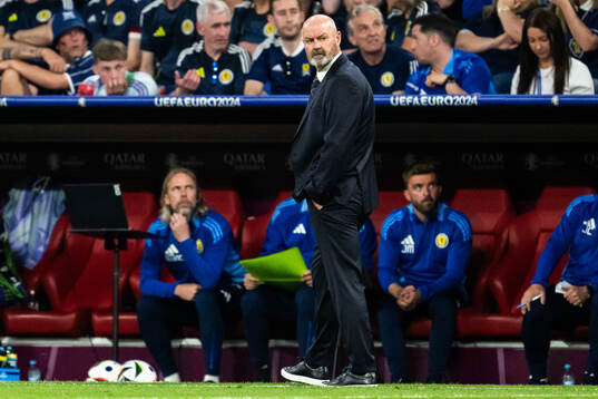 Head coach Steve Clarke of Scotland