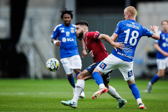 Örgrytes Edi Sylisufaj och GIF Sundsvalls Lucas Forsberg