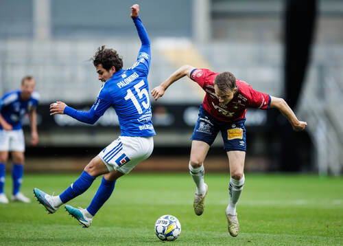 GIF Sundsvalls Marcelo Palomino och Örgrytes Viktor